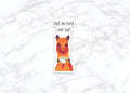 Llama Tea Sticker | Shall We Resist Over Tea | Political Sticker | Funny Activist Sticker