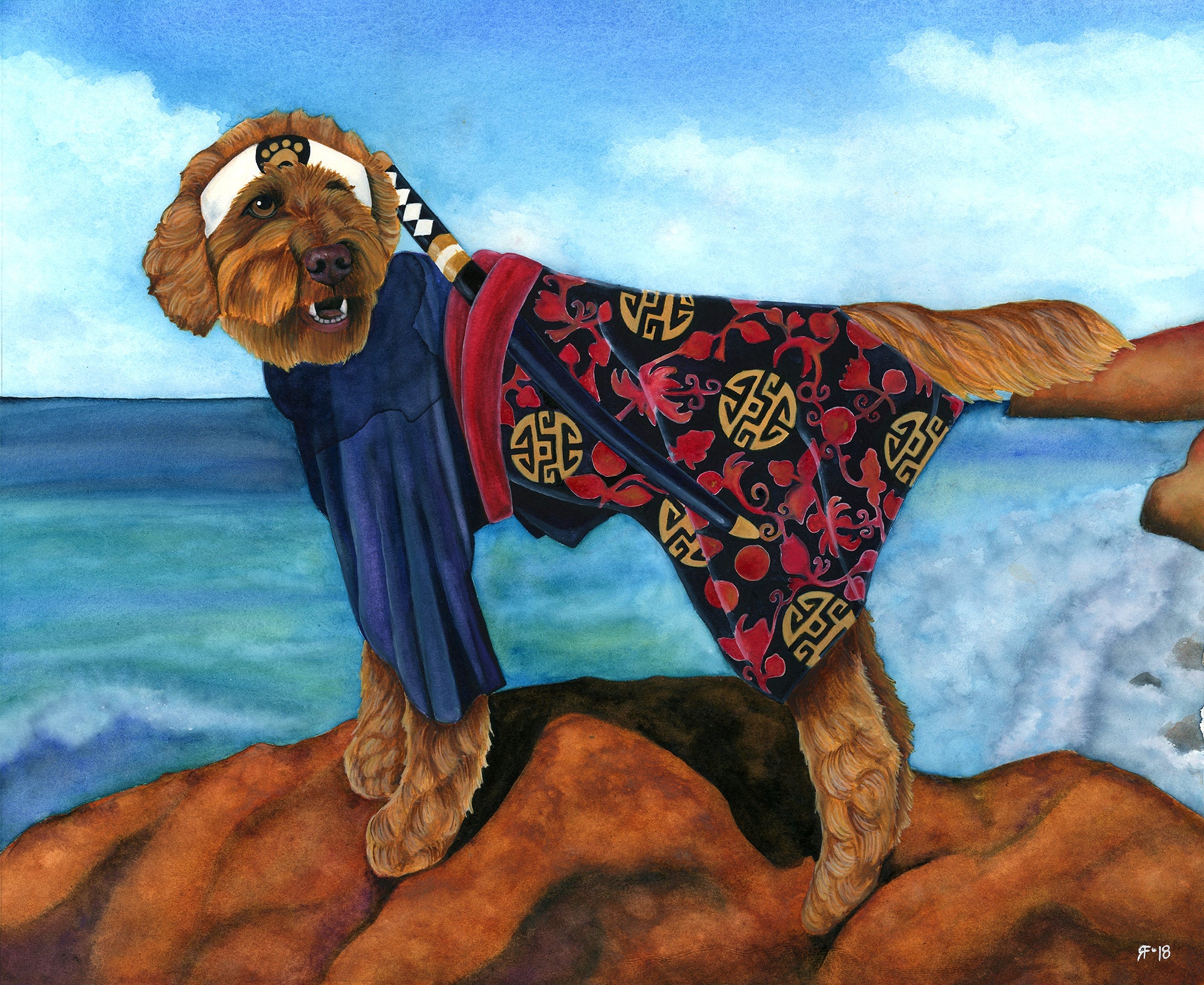 Custom Watercolor Pet Portrait