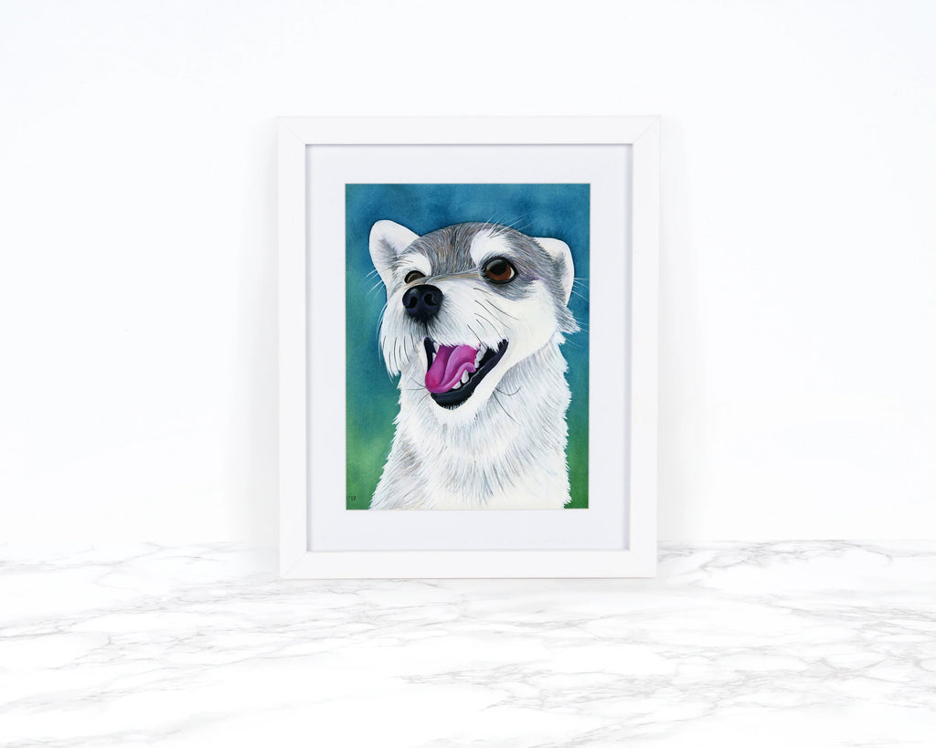 Custom Watercolor Pet Portrait