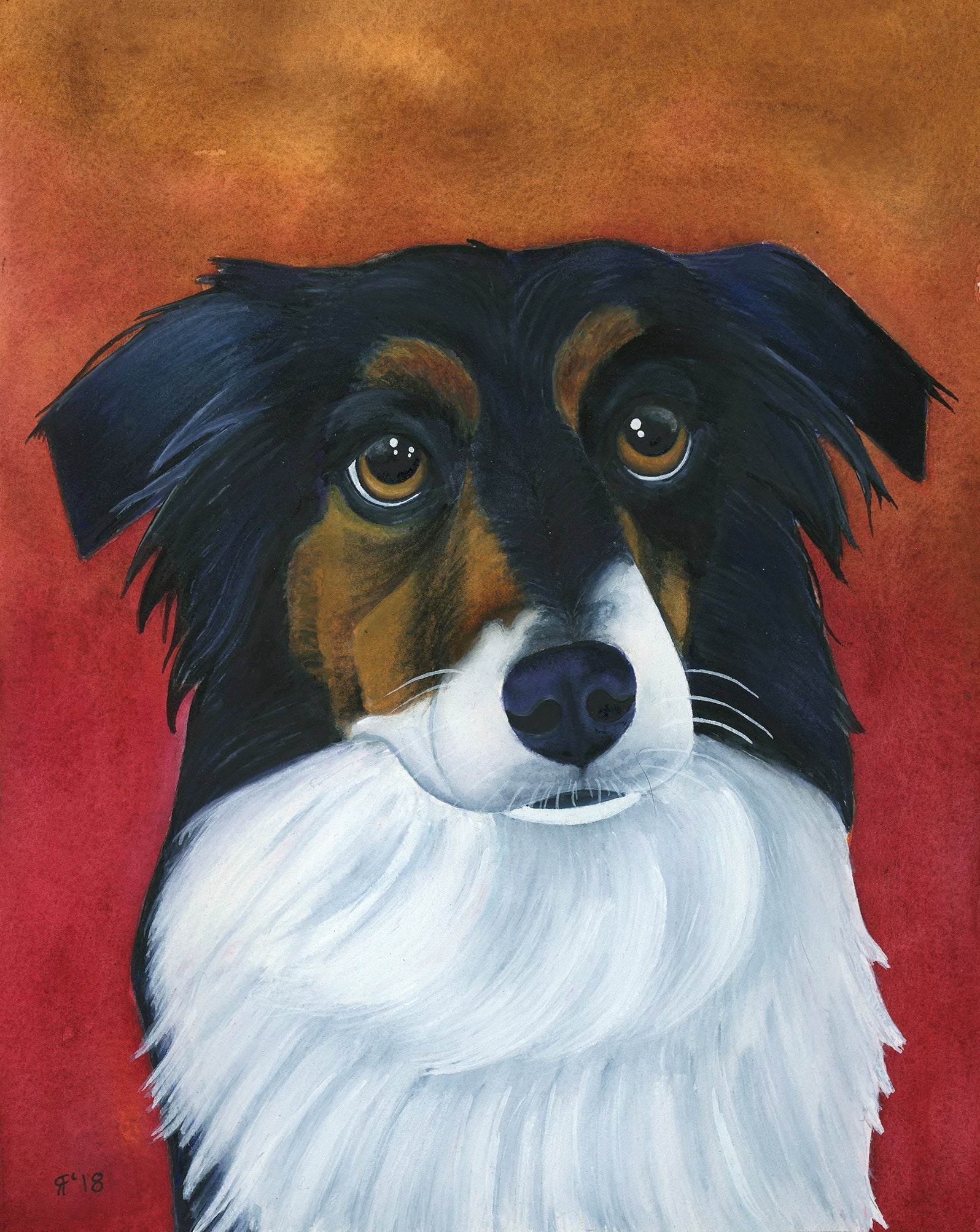 Custom Watercolor Pet Portrait