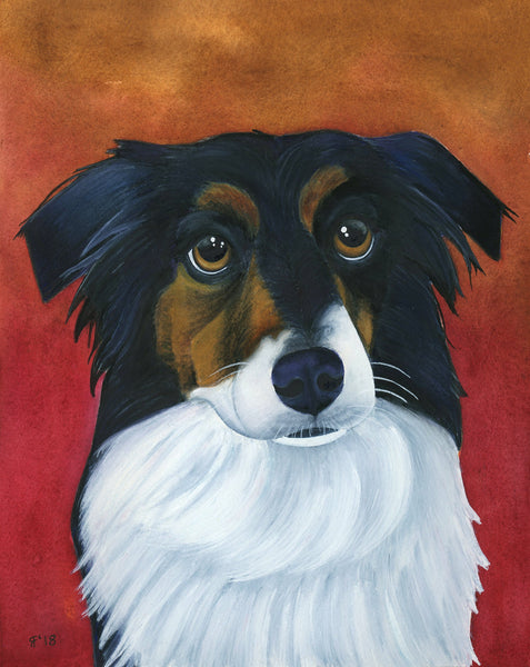 Custom Watercolor Pet Portrait DEPOSIT For delivery Christmas 2023