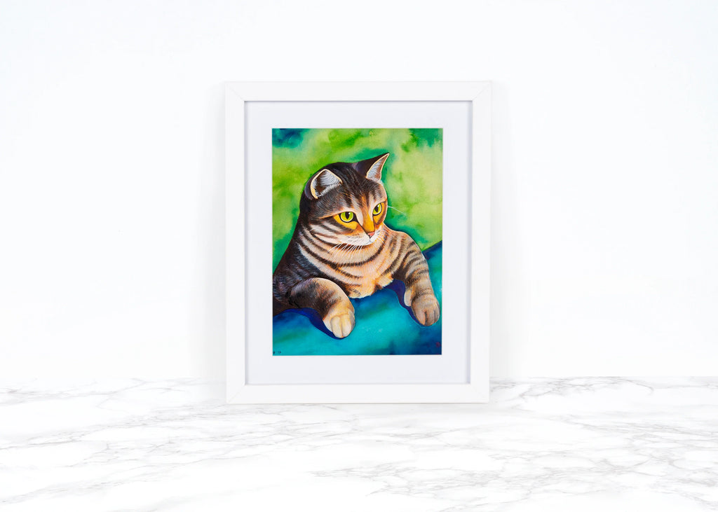 Custom Watercolor Pet Portrait