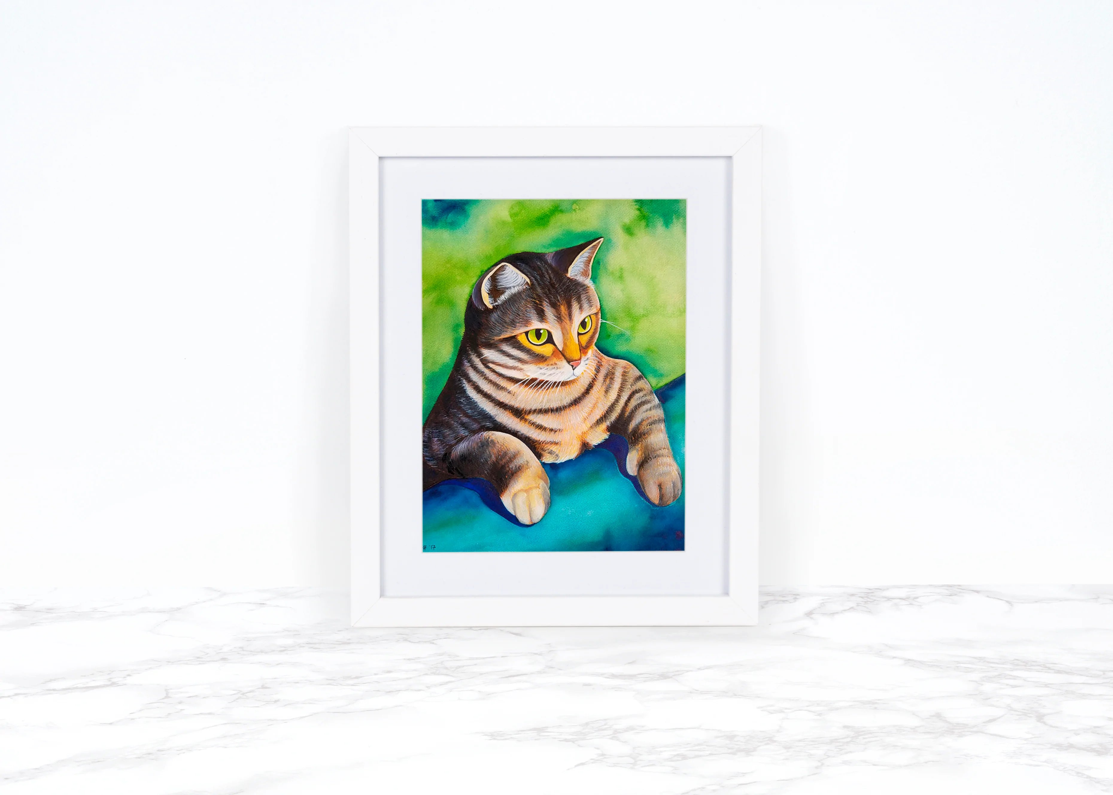Custom Watercolor Pet Portrait