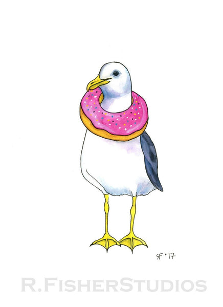 Ring Necked Doughnut Gull