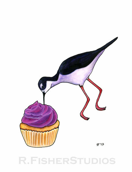 Sweet Beaked Cupcake Stilt