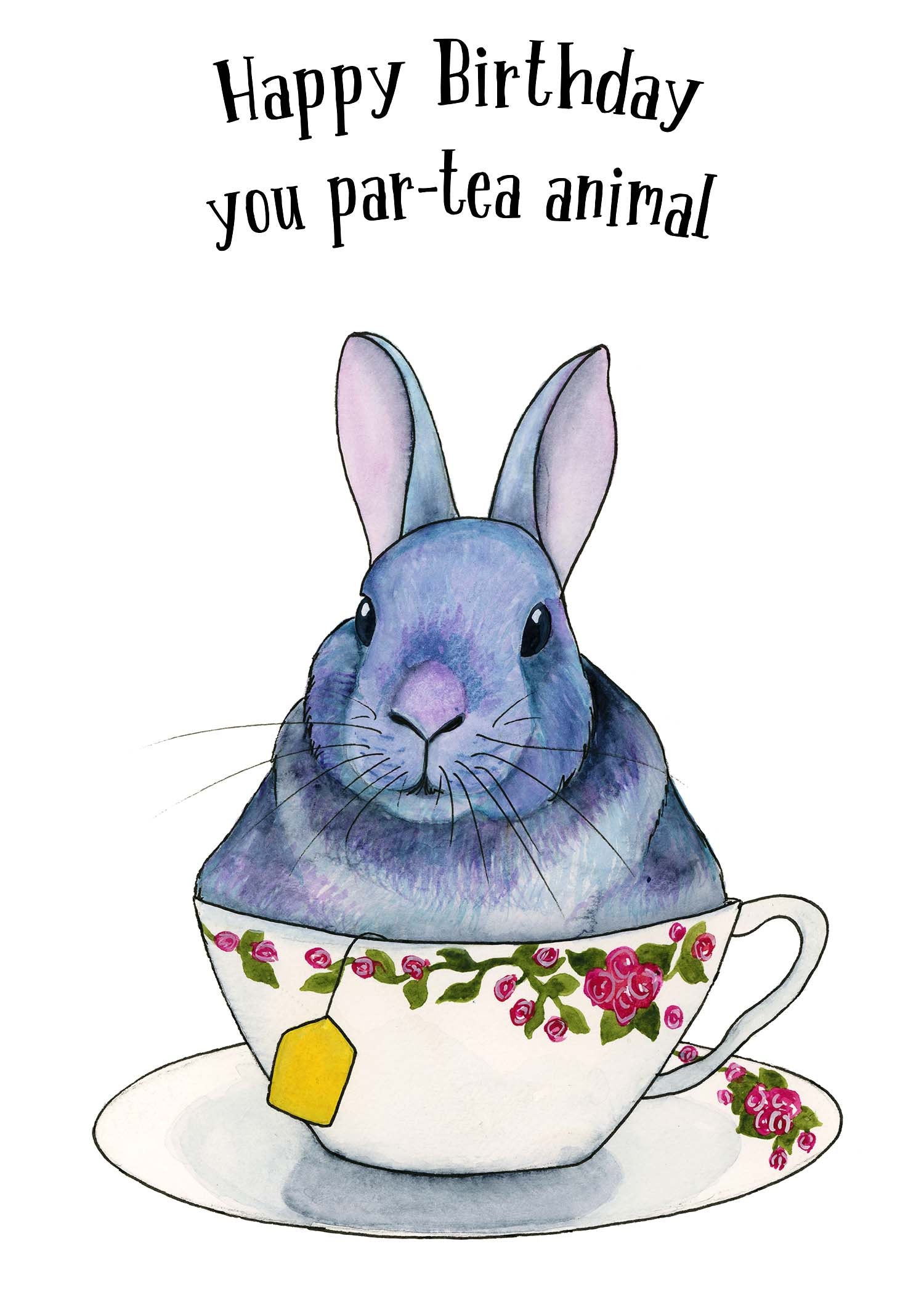 Happy Birthday You Par-Tea Animal