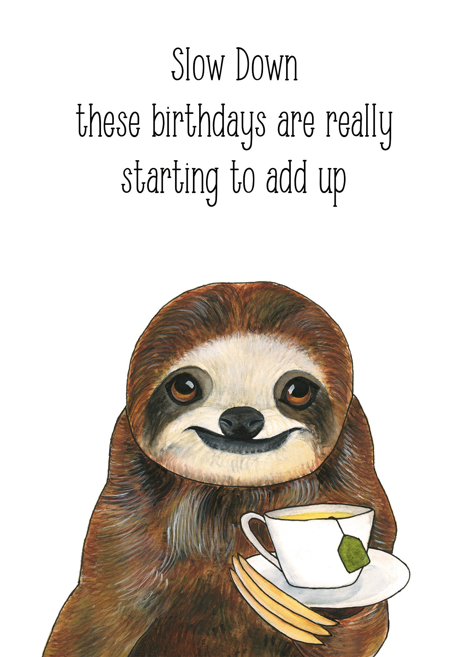 Slow down. These birthdays are really starting to add up.