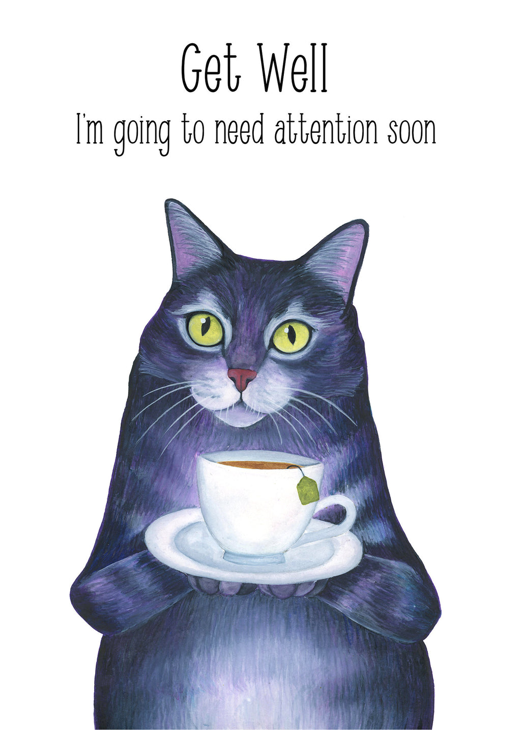 Get well, I'm going to need attention soon