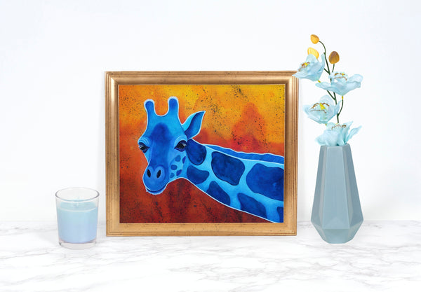 Blue Giraffe