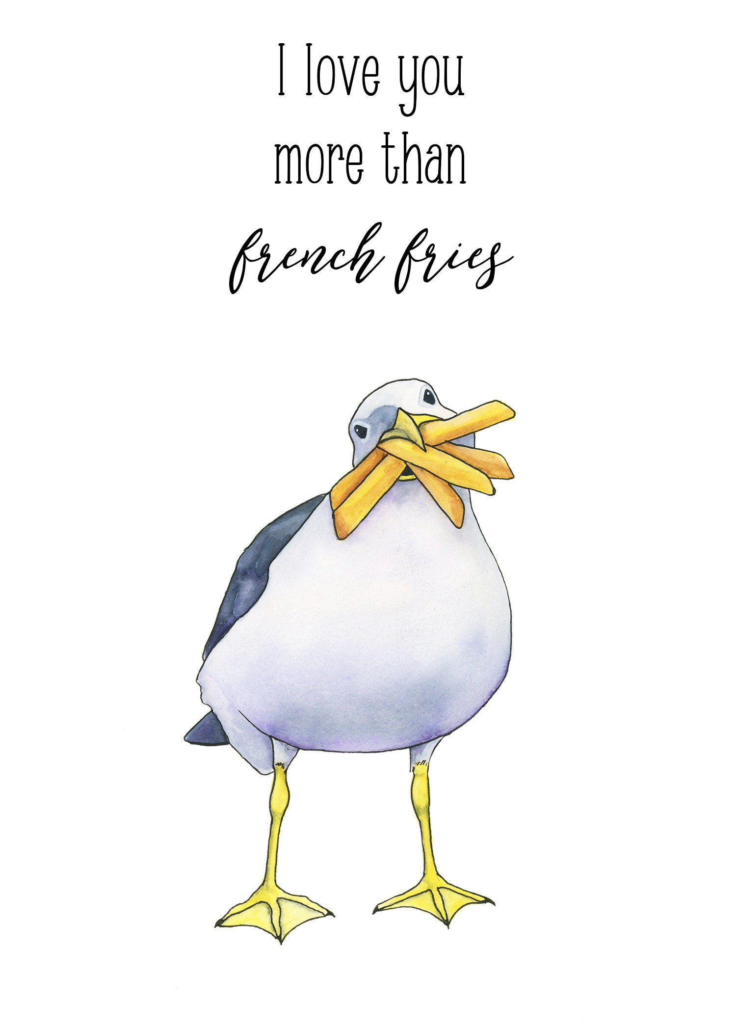I love you more than french fries