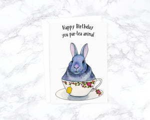 Happy Birthday You Par-Tea Animal