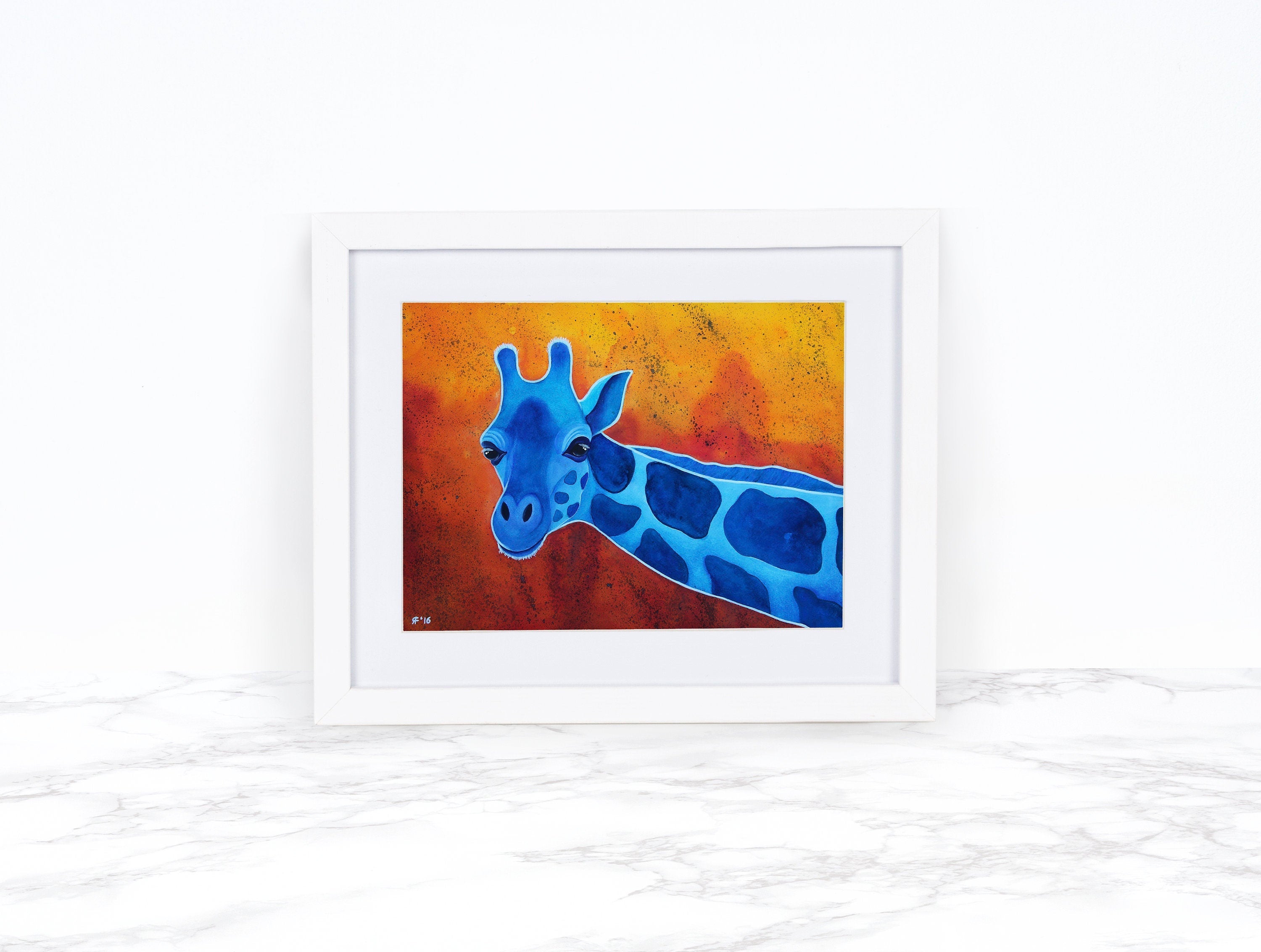 Blue Giraffe
