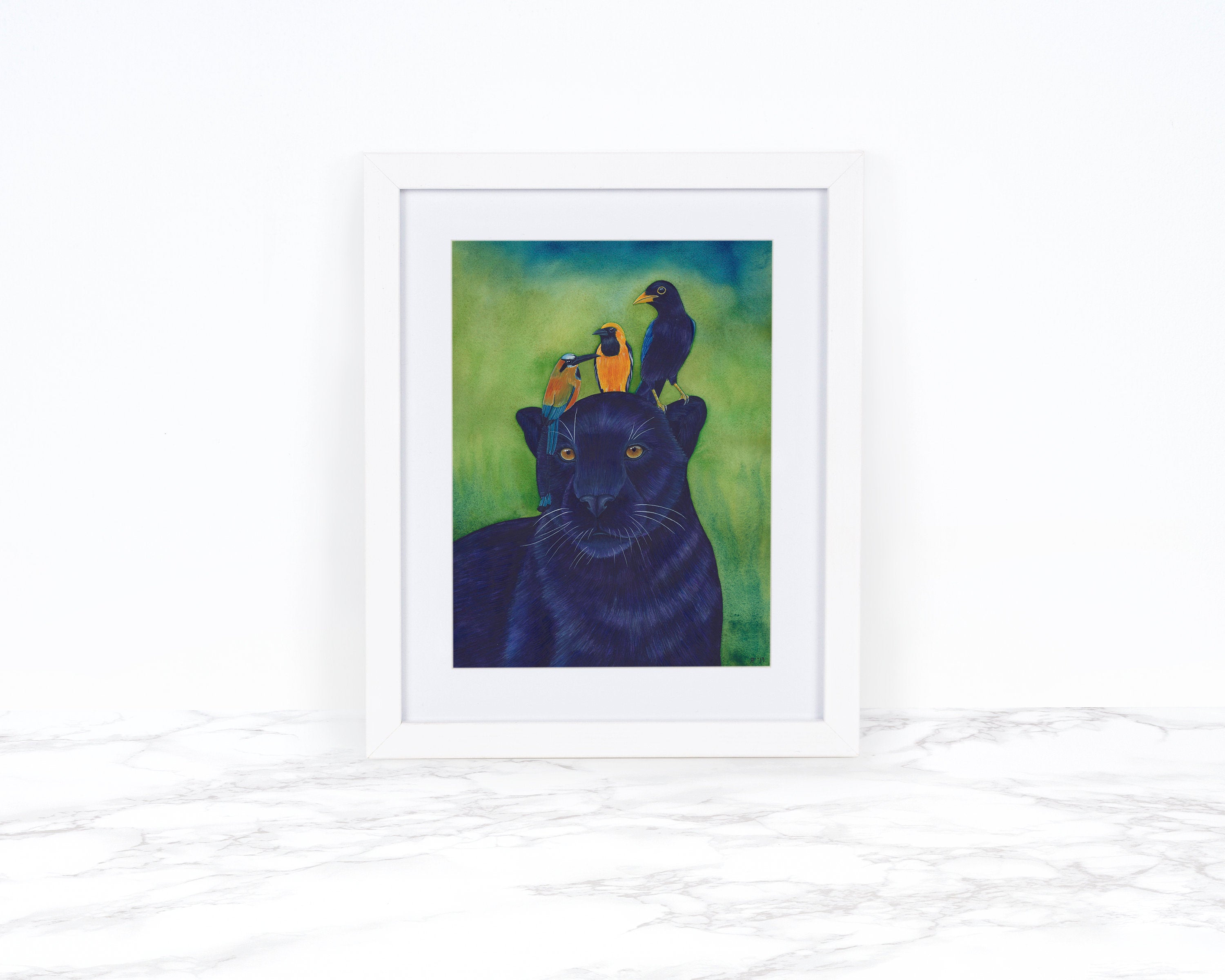 Friends From The Yucatan - Original Watercolor Painting