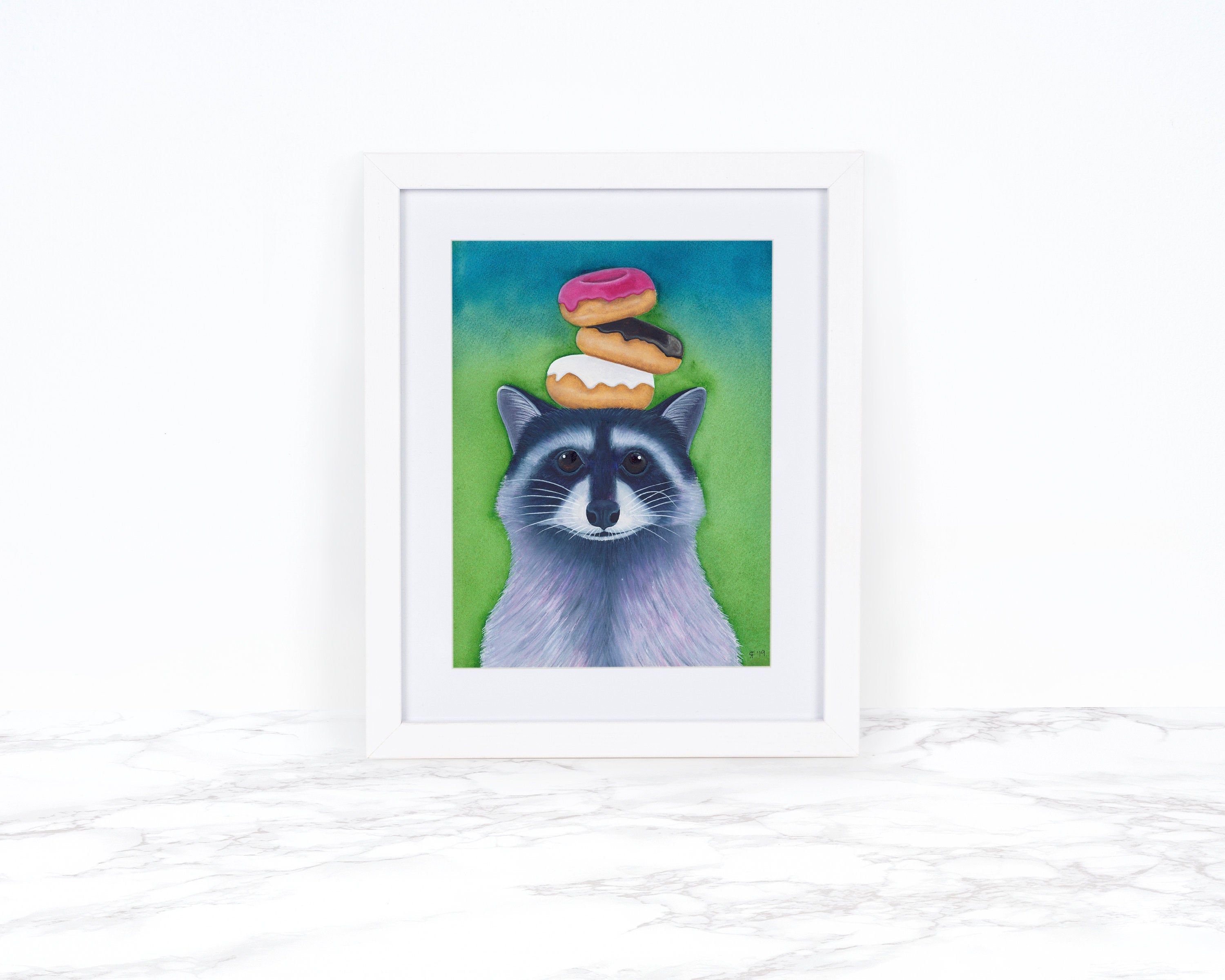 Randal The Racoon Loves His Donuts
