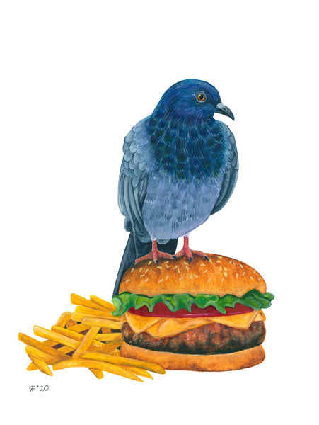 Hector Considers Having His Hamburger, Or Eating His Hamburger