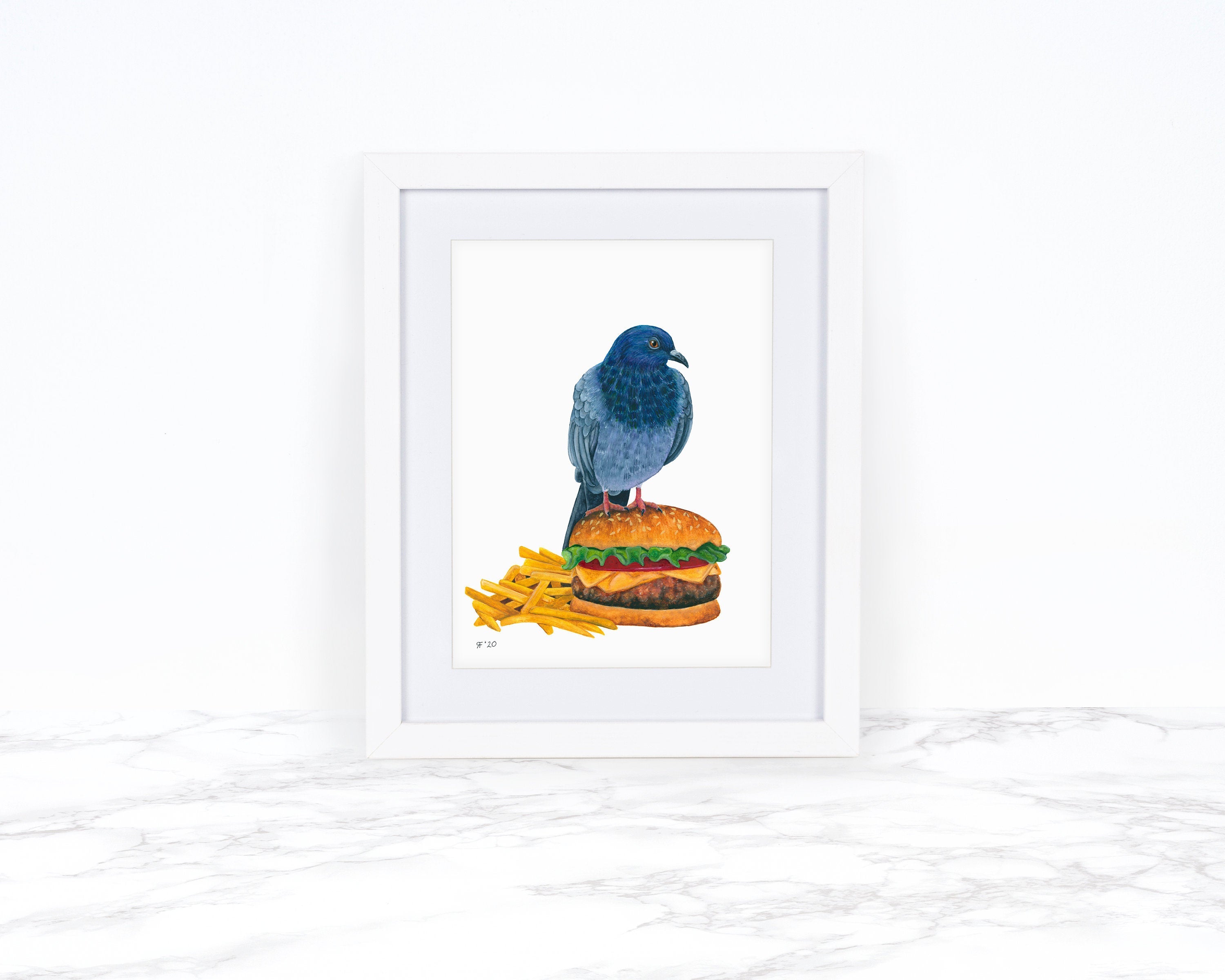 Hector Considers Having His Hamburger, Or Eating His Hamburger