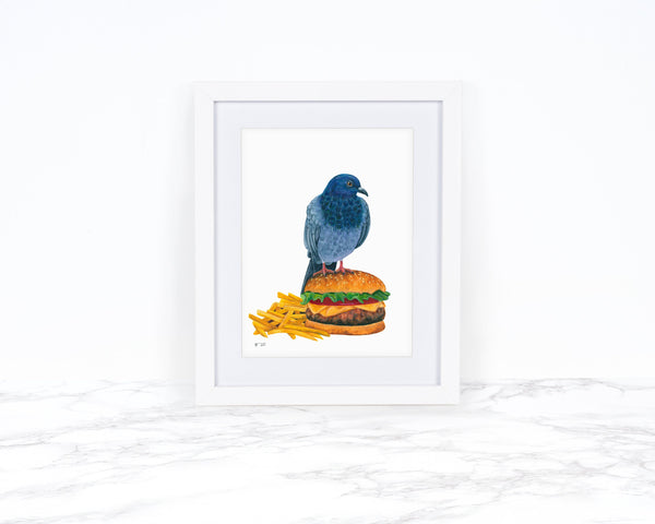 Hector Considers Having His Hamburger, Or Eating His Hamburger