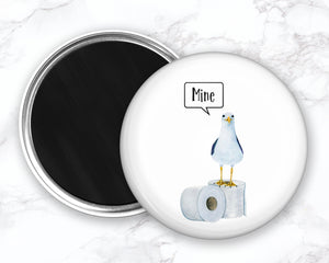 Funny Seagull Magnet, Quarantine Magent, 2020 Magnet, Toilet Paper Magnet, Coastal Magnet, Refrigerator Magnets, Funny Kitchen Magnets