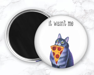 Funny Cat Magent, Pepperoni Pizza Magnet, Cat Fridge Magnet, Refrigerator Magnets, Cat Kitchen Magnet, Funny Kitchen Magnet, Cat Lover Gift