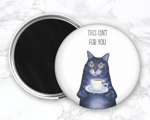 Funny Cat Magent, Cat Fridge Magnet, Refrigerator Magnets, Cat Kitchen Magnet, Funny Kitchen Magnet, Cat Lover Gift, Christmas Gift For Her