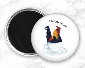 Funny Chicken Magnets, Funny Rooster Magnet, Coffee Magnet, Tea Magnet, Refrigerator Magnets, Gift For Her, Stocking Stuffer
