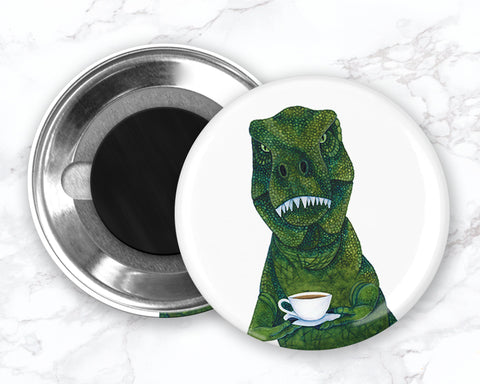 Funny Dinosaur Magnet, T-Rex Magnet, Funny Dinosaur Magnet, Coffee Magnet, Dinosaur Fridge Magnet, Refrigerator Magnets