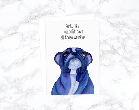 Funny Birthday Card Boyfriend Birthday Card Animal Birthday Card Rude Birthday Card Dog Birthday Card Best Friend Card  Husband Birthday