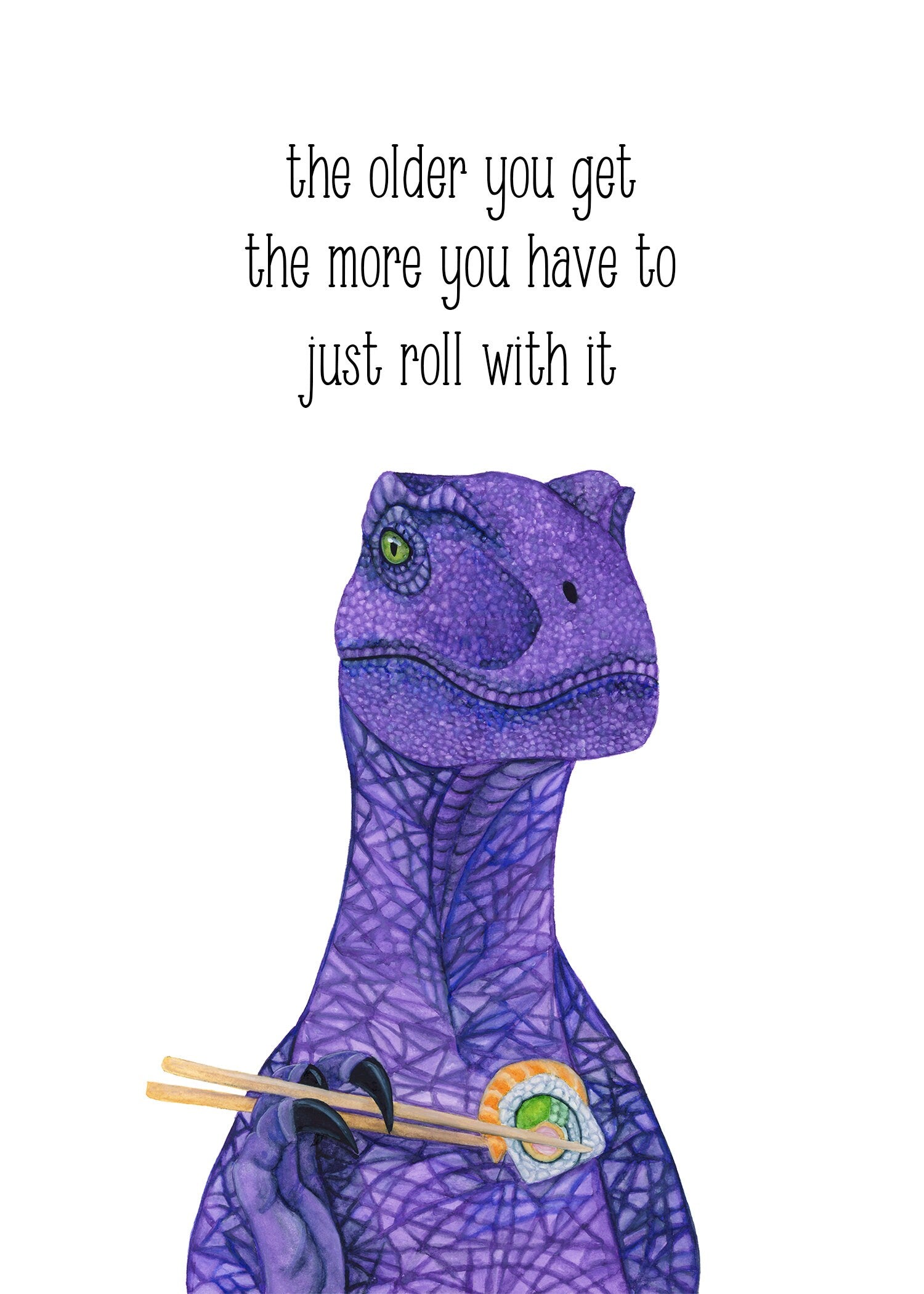 Dinosaur Birthday Card, Funny Boyfriend Birthday, Husband Birthday Card Old, Velociraptor Birthday Card Dad Birthday Card Rude Birthday Card