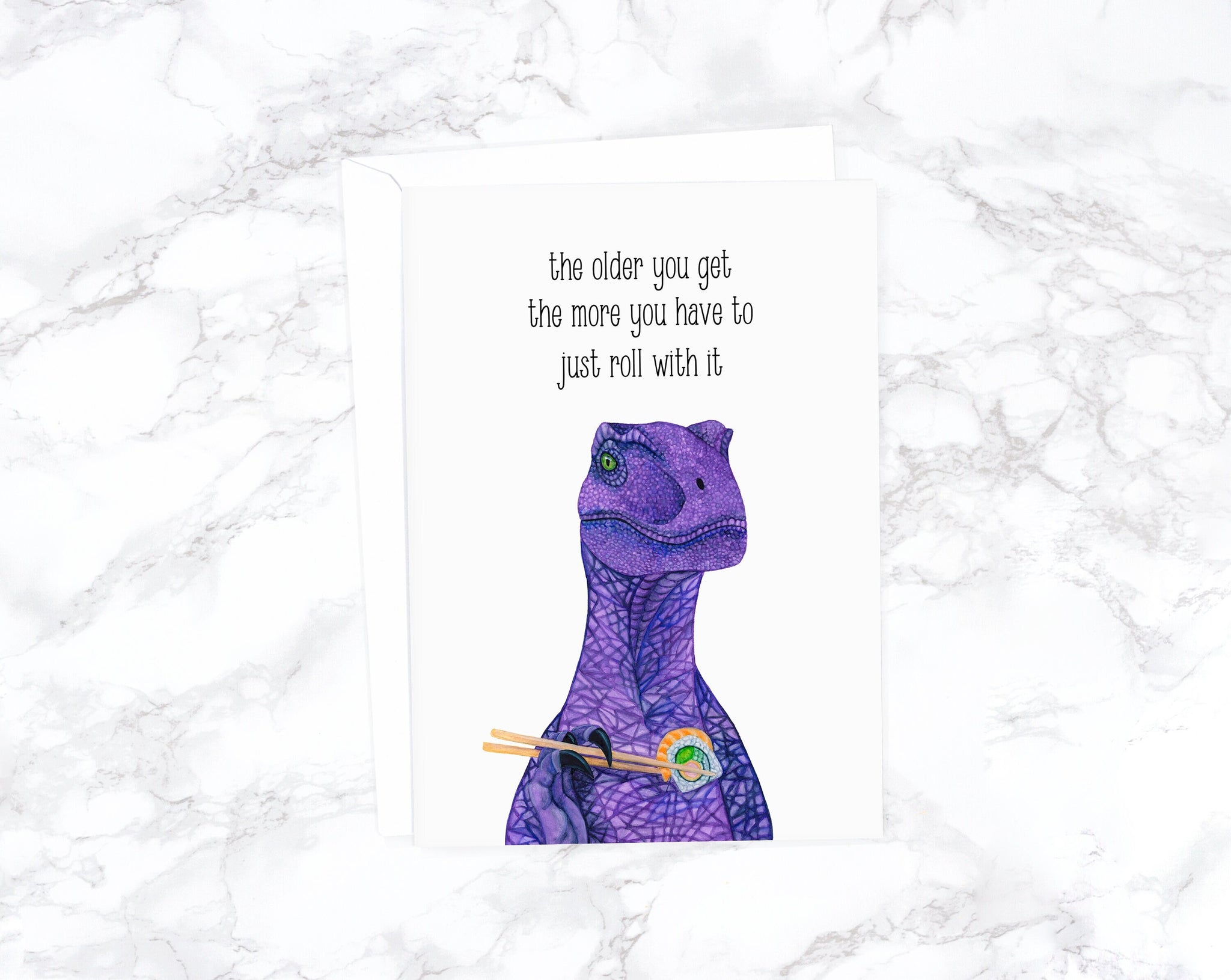 Dinosaur Birthday Card, Funny Boyfriend Birthday, Husband Birthday Card Old, Velociraptor Birthday Card Dad Birthday Card Rude Birthday Card