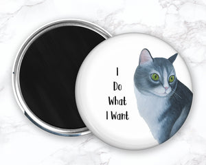 Funny Cat Magent, Cat Fridge Magnet, Refrigerator Magnets, Cat Kitchen Magnet, Funny Kitchen Magnet, Cat Lover Gift