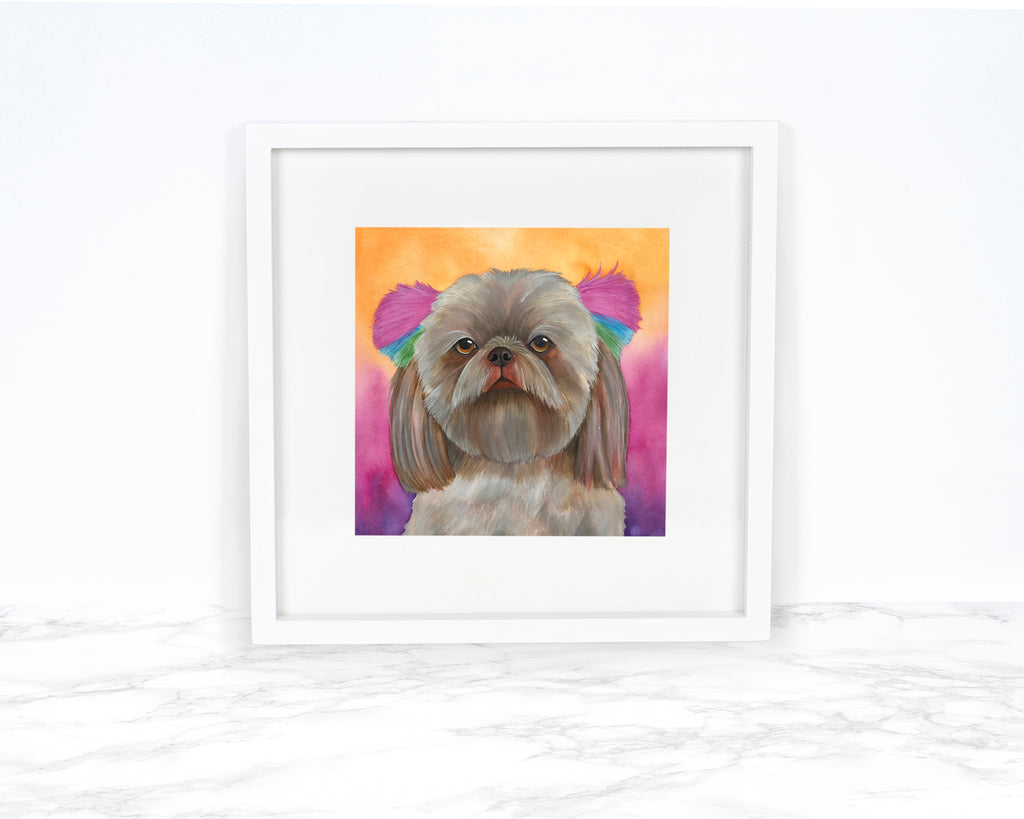 Custom Watercolor Pet Portrait