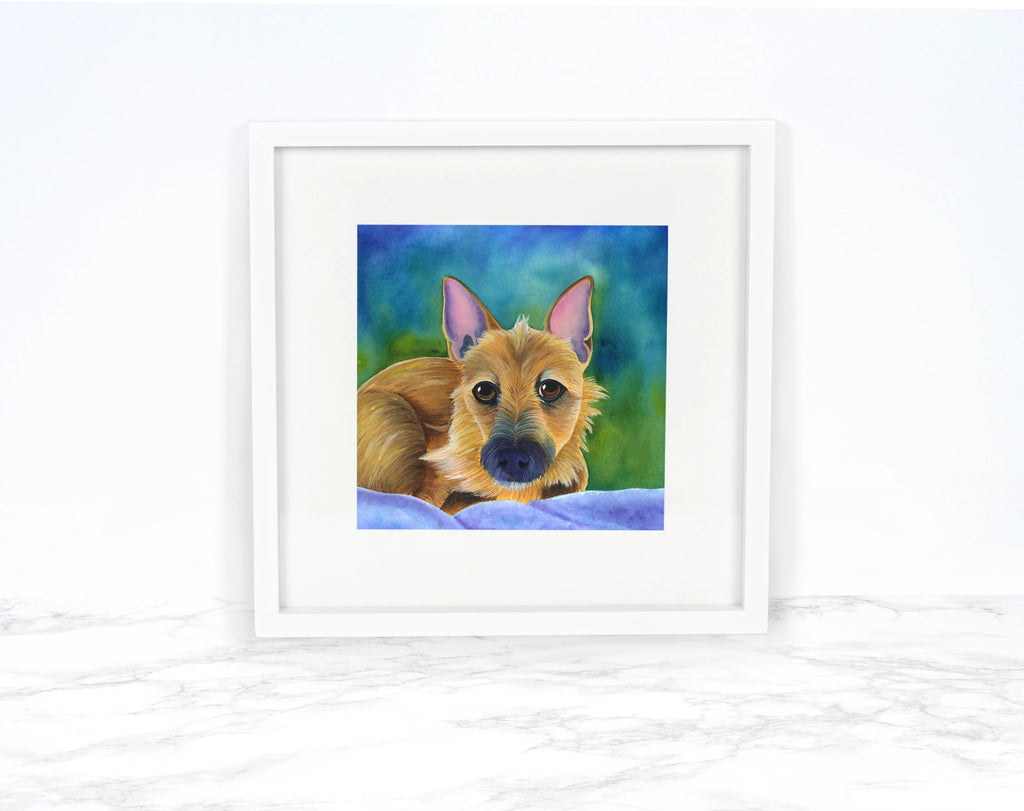 Custom Watercolor Pet Portrait