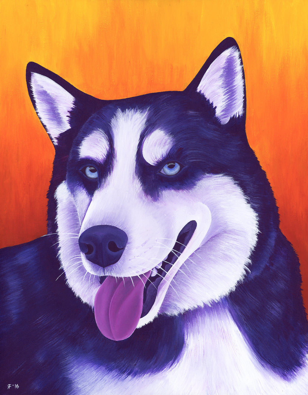 Custom Acrylic Pet Portrait